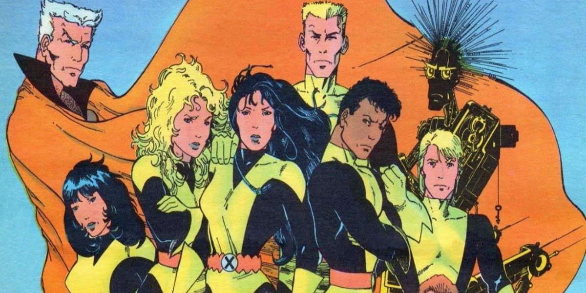 The New Mutants gather and pose in Marvel Comics.