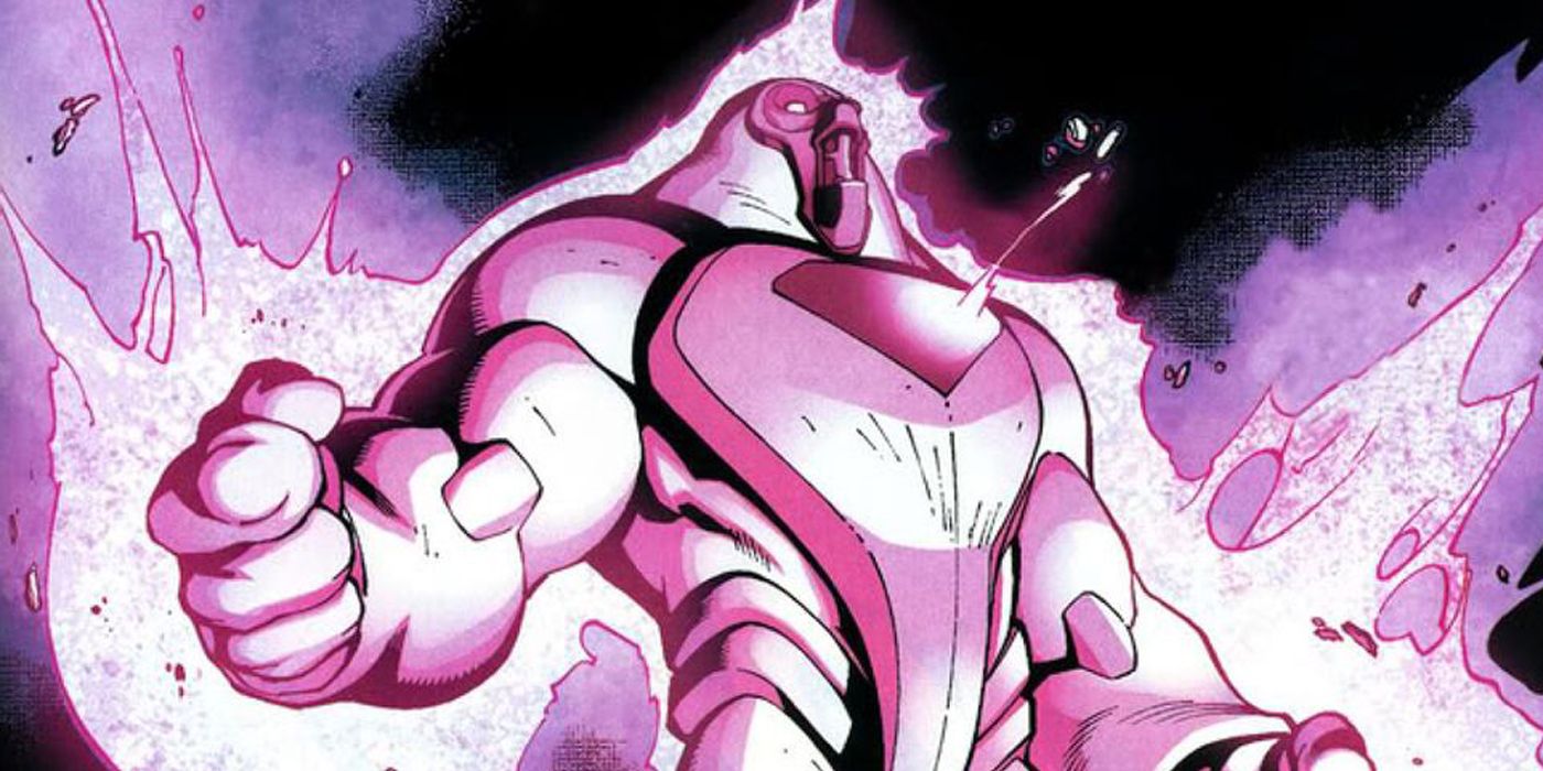 Nimrod killing mutant haters in X-Men comics.