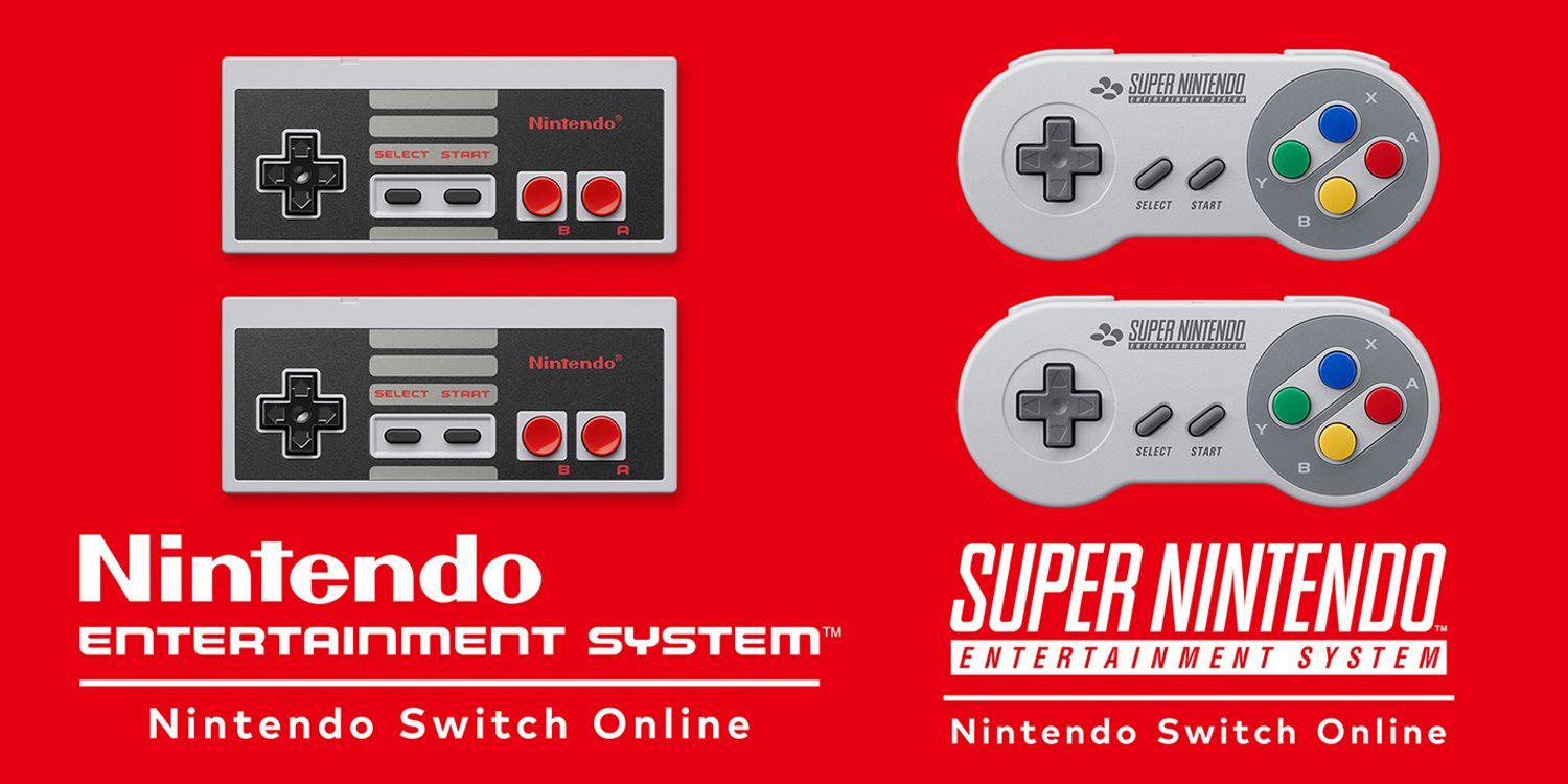 NES and SNES controllers 