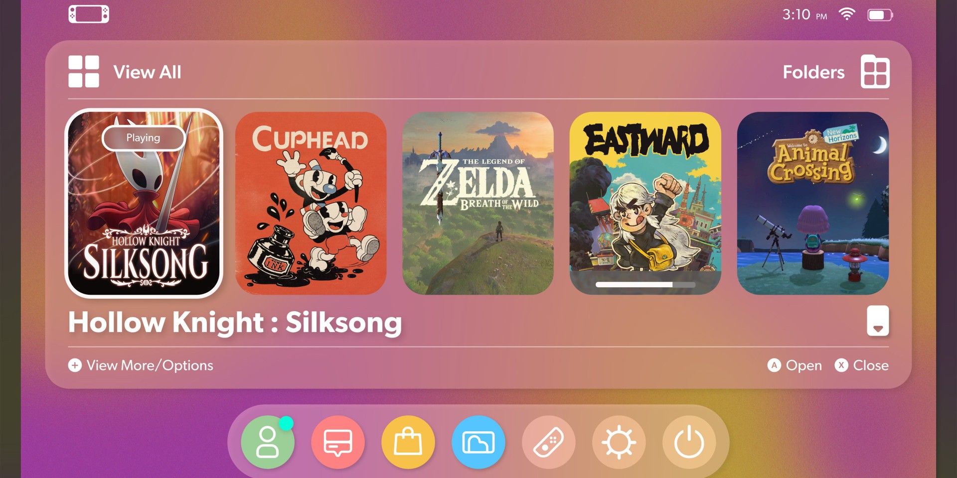 Nintendo Switch redesign library