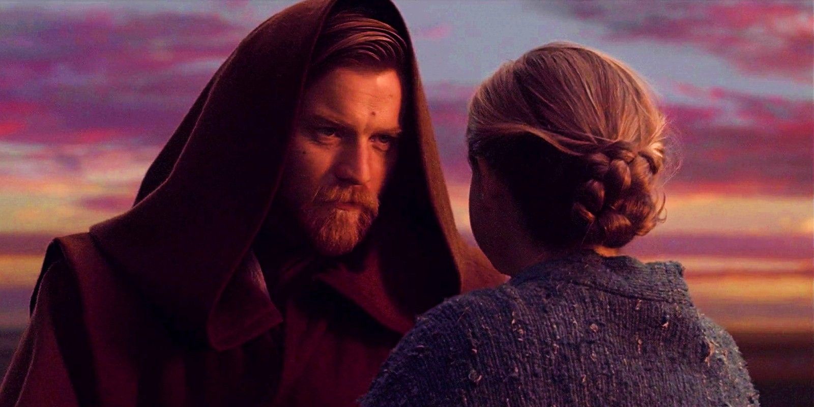 Obi-Wan and Aunt Beru in Revenge of the Sith