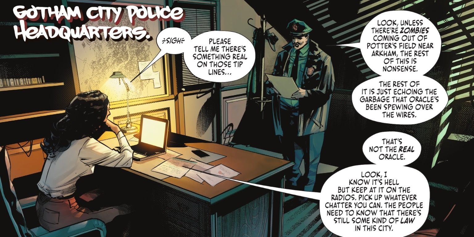 Oracle Batman Fear State Comic