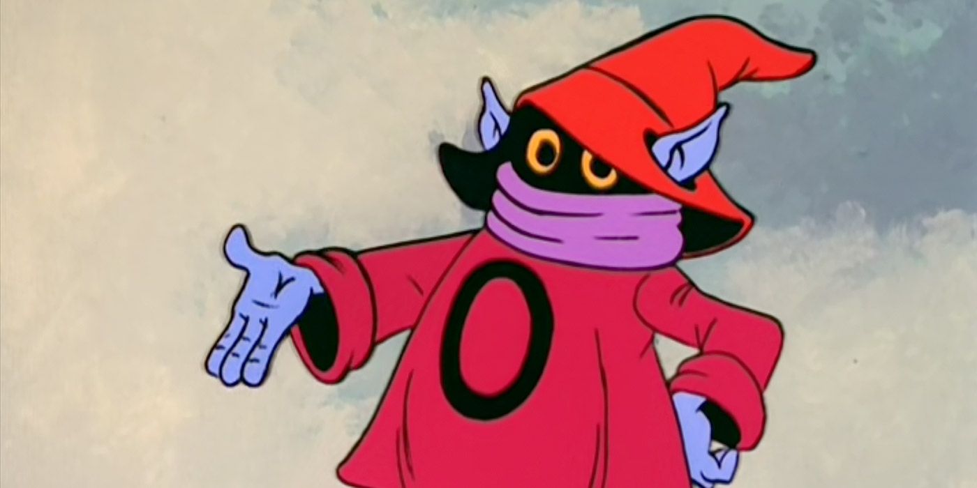 A picture of Orko breaking the fourth wall in He-Man &amp; the Masters of the Universe