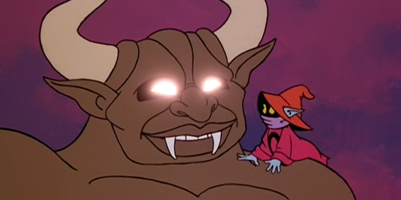 Orko turns Daimar the Demon away from evil in He-Man &amp; The Masters of the Universe