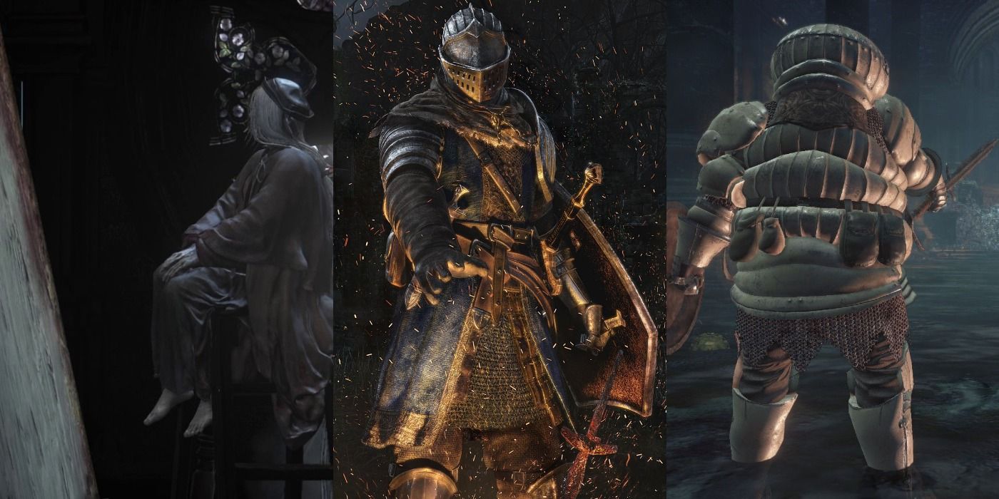 Painter of Ariandel, cover art for Dark Souls Remastered, and Siegward of Catarina