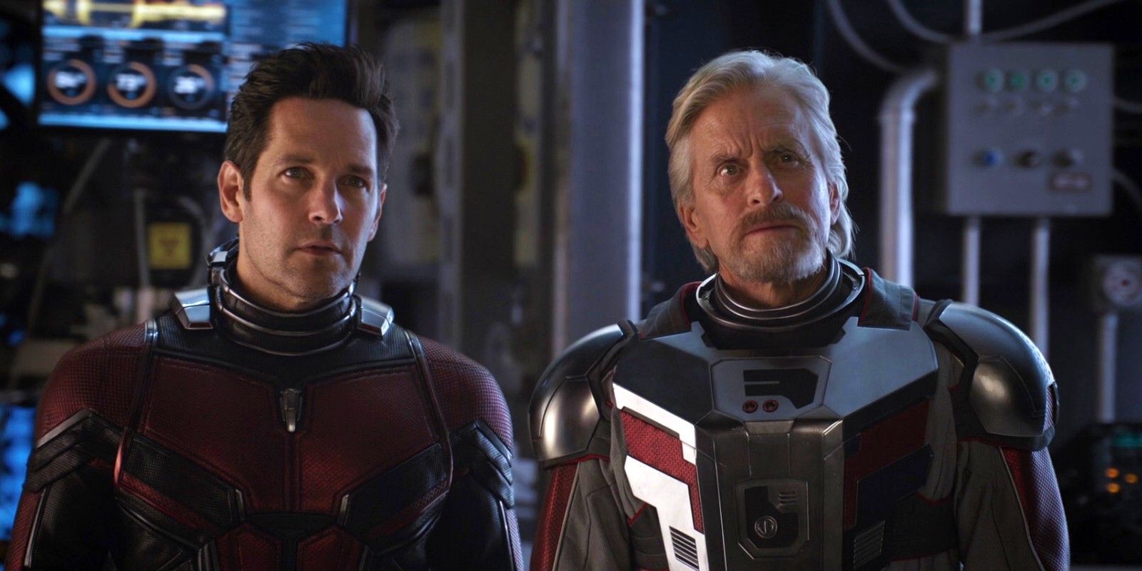 Paul Rudd and Michael Douglas in Ant-Man and the Wasp