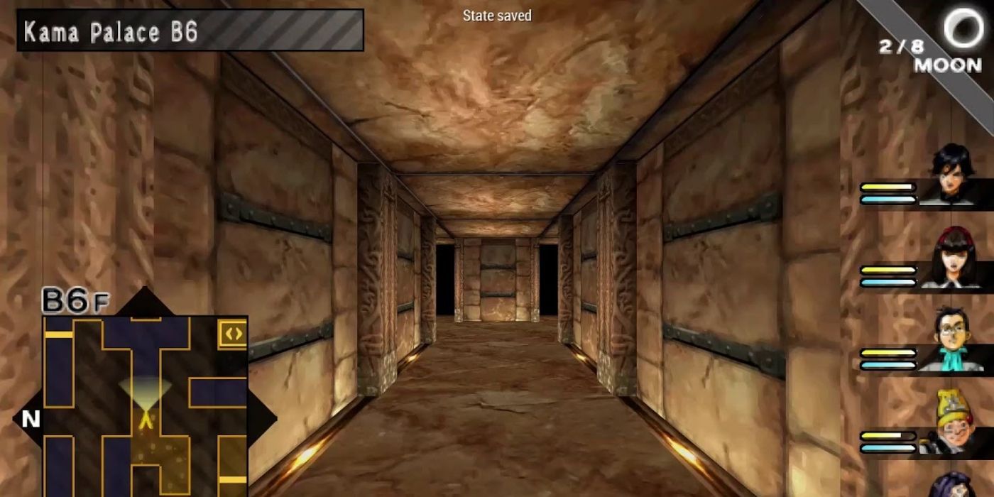 A dungeon in the first entry of the persona series
