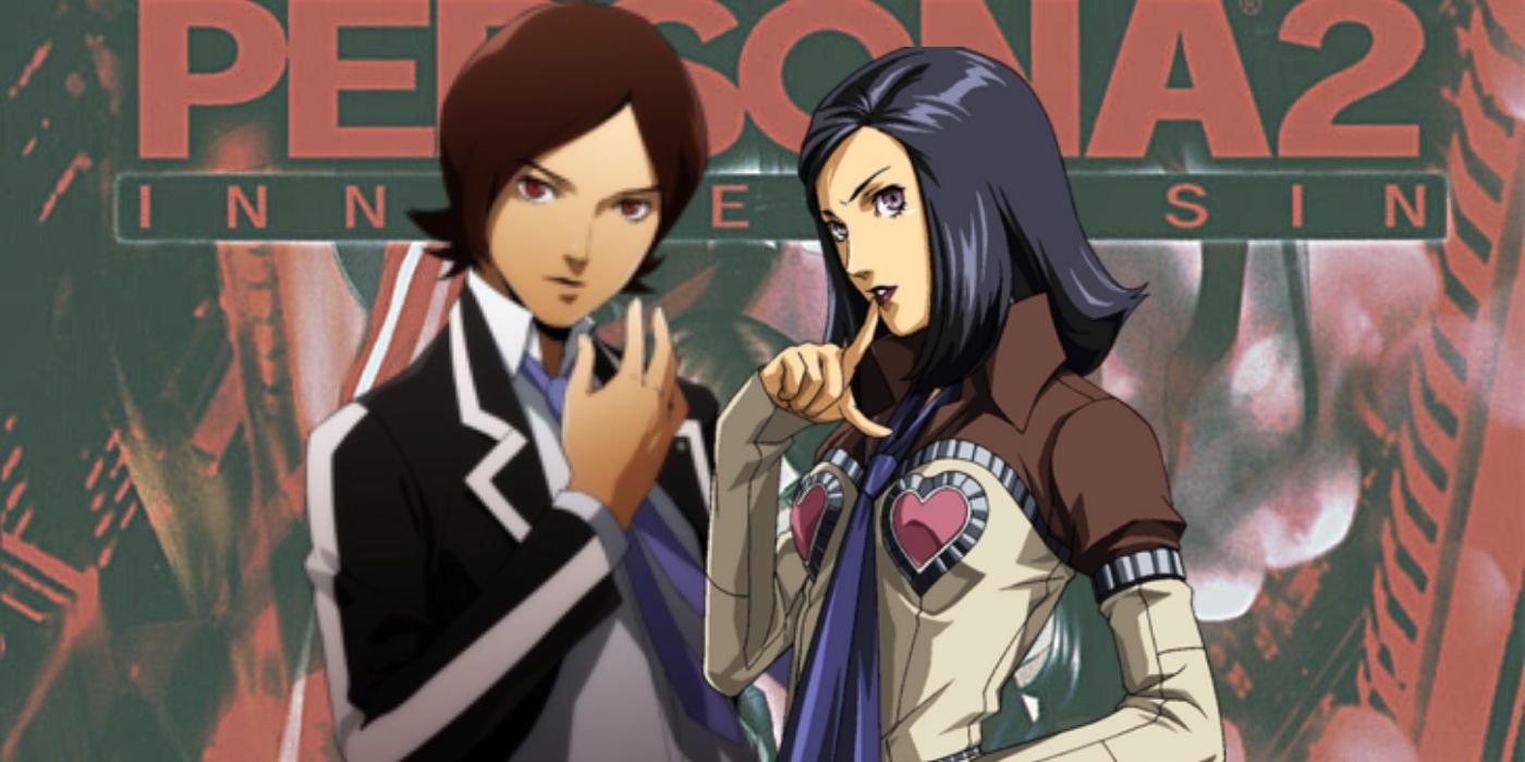 The male and female protagonists from Persona 2