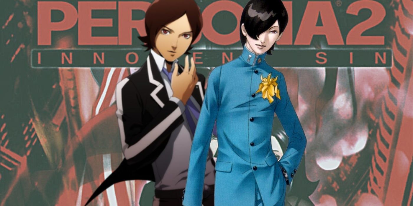 Ttsuya and Jun in Persona 2: Innocent Sin