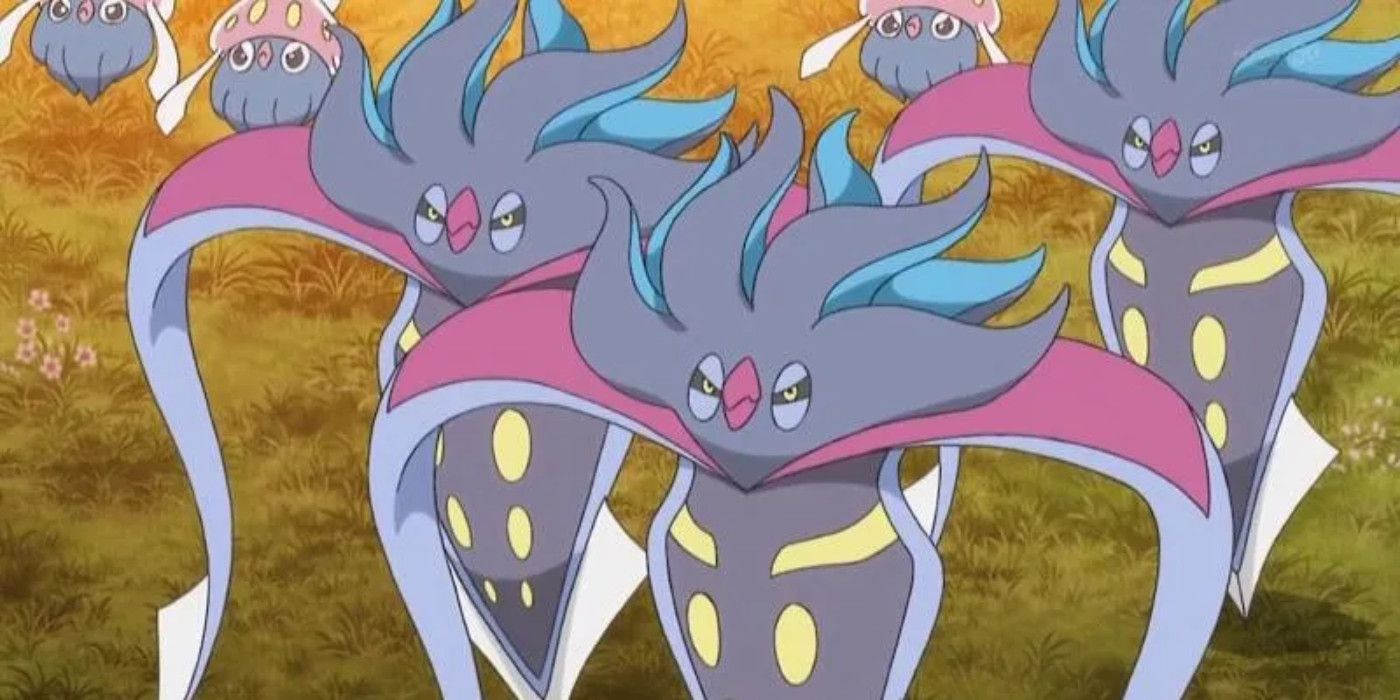 Malamar and Inkay from the Pokemon anime