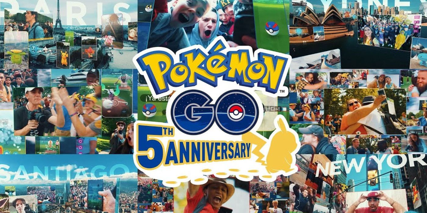 Pokemon Go 5th Anniversary Promo Banner