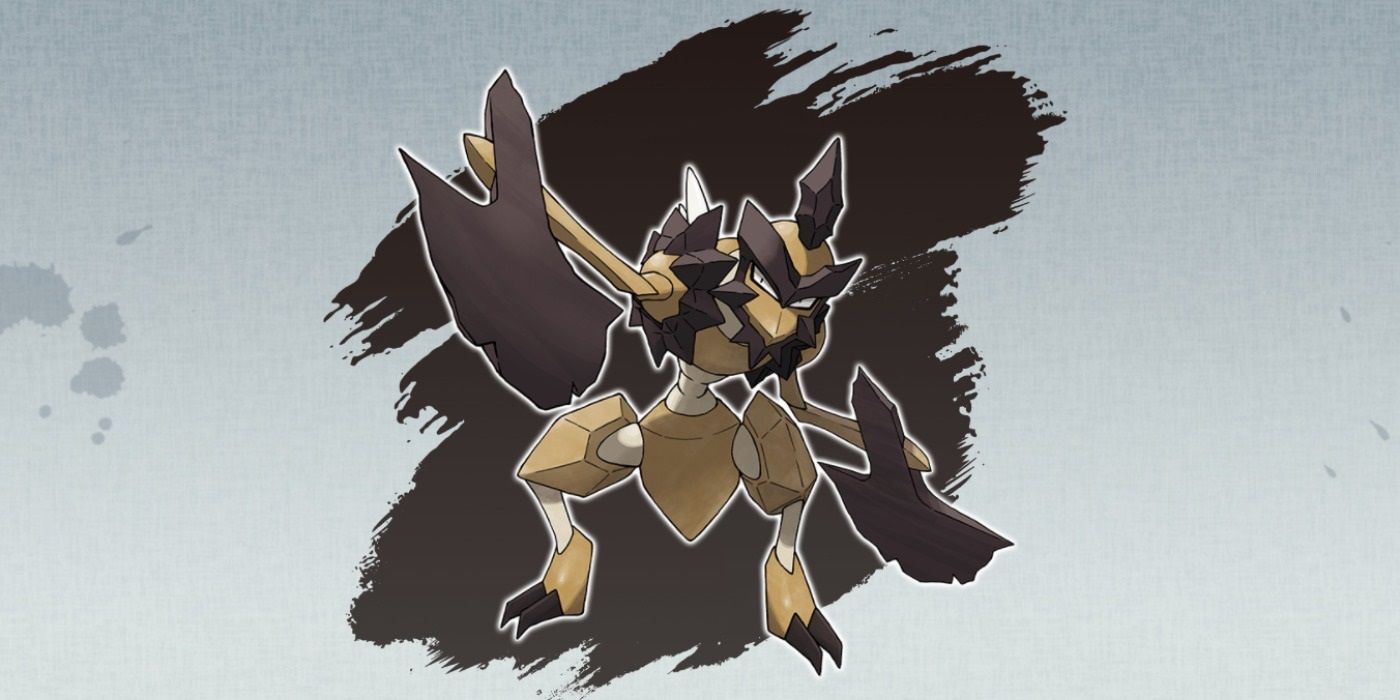 Pokémon Legends Arceus Kleavor Noble boss fight - Polygon