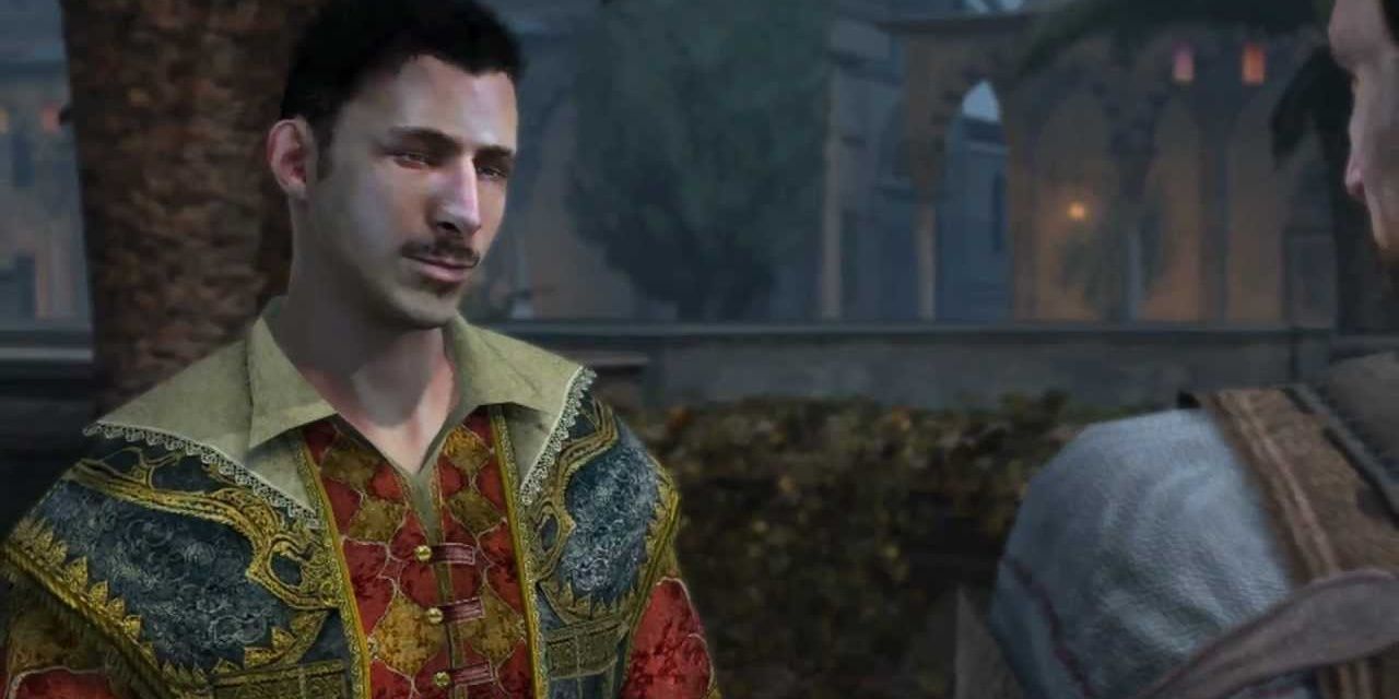 Prince Suleiman talks to Ezio in Assassin's Creed Revelations 