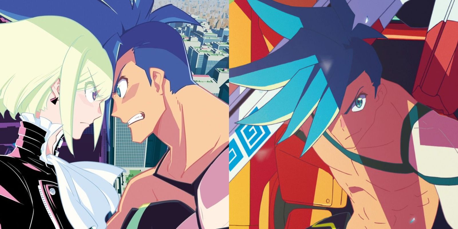 Lio and Galo in the Promare anime movie