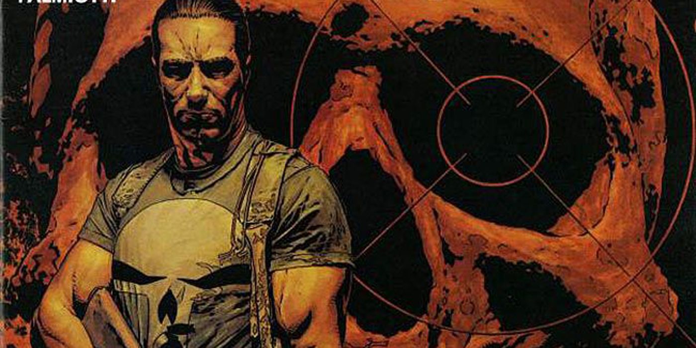 Punisher on the cover of Welcome Back Frank.