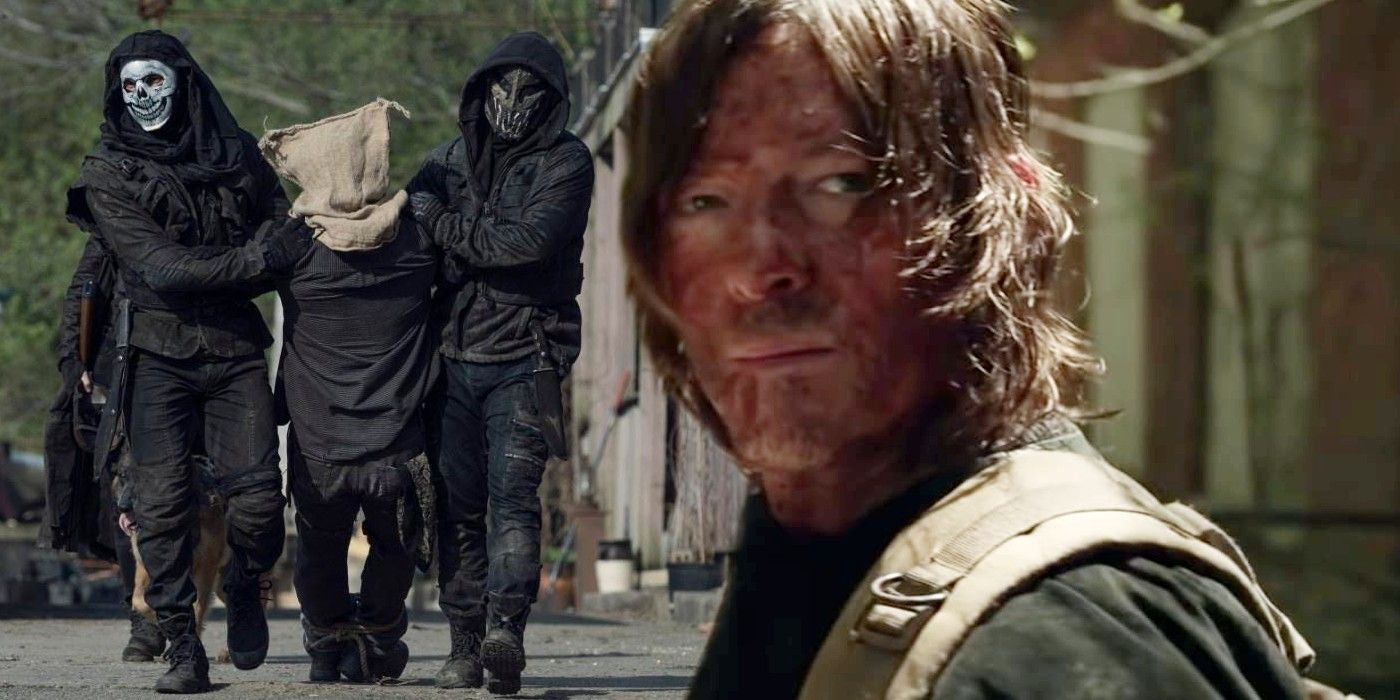 Reapers and Norman Reedus as Daryl Dixon in The Walking Dead