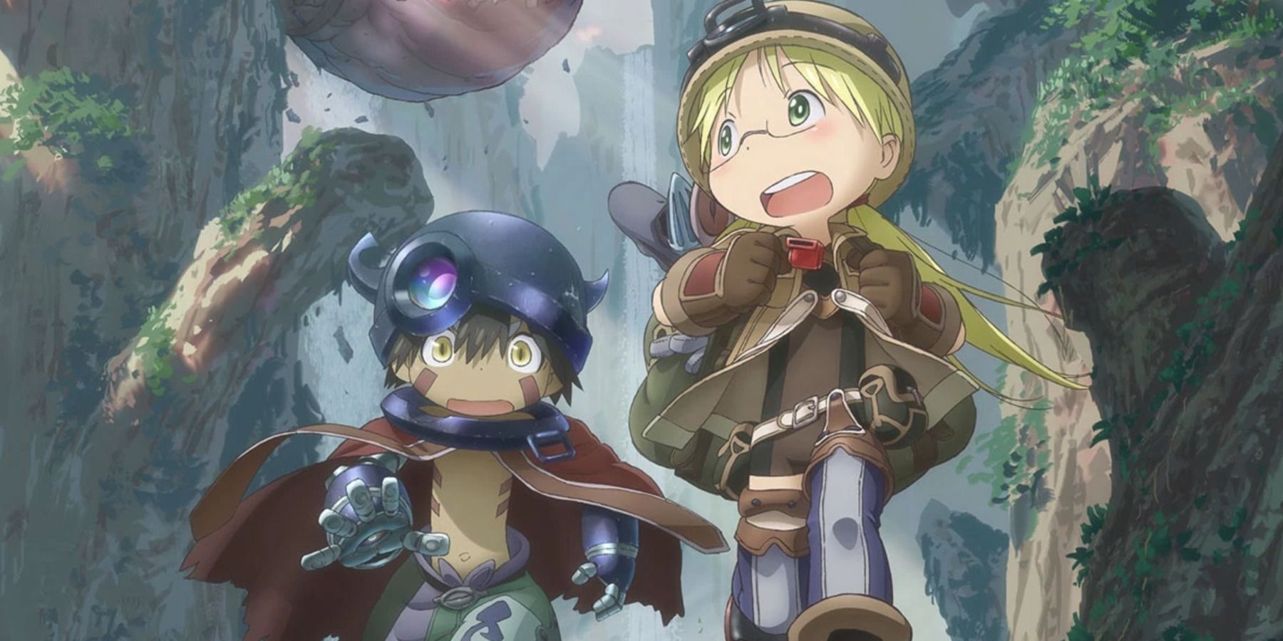 The main characters Reg and Riko, respectively from Made in Abyss.