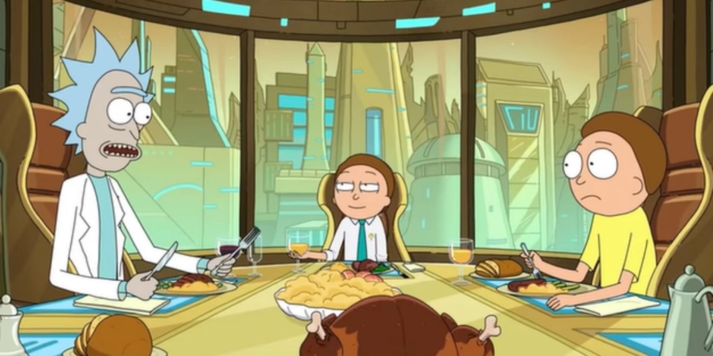 Rick and Morty Evil Morty Dinner
