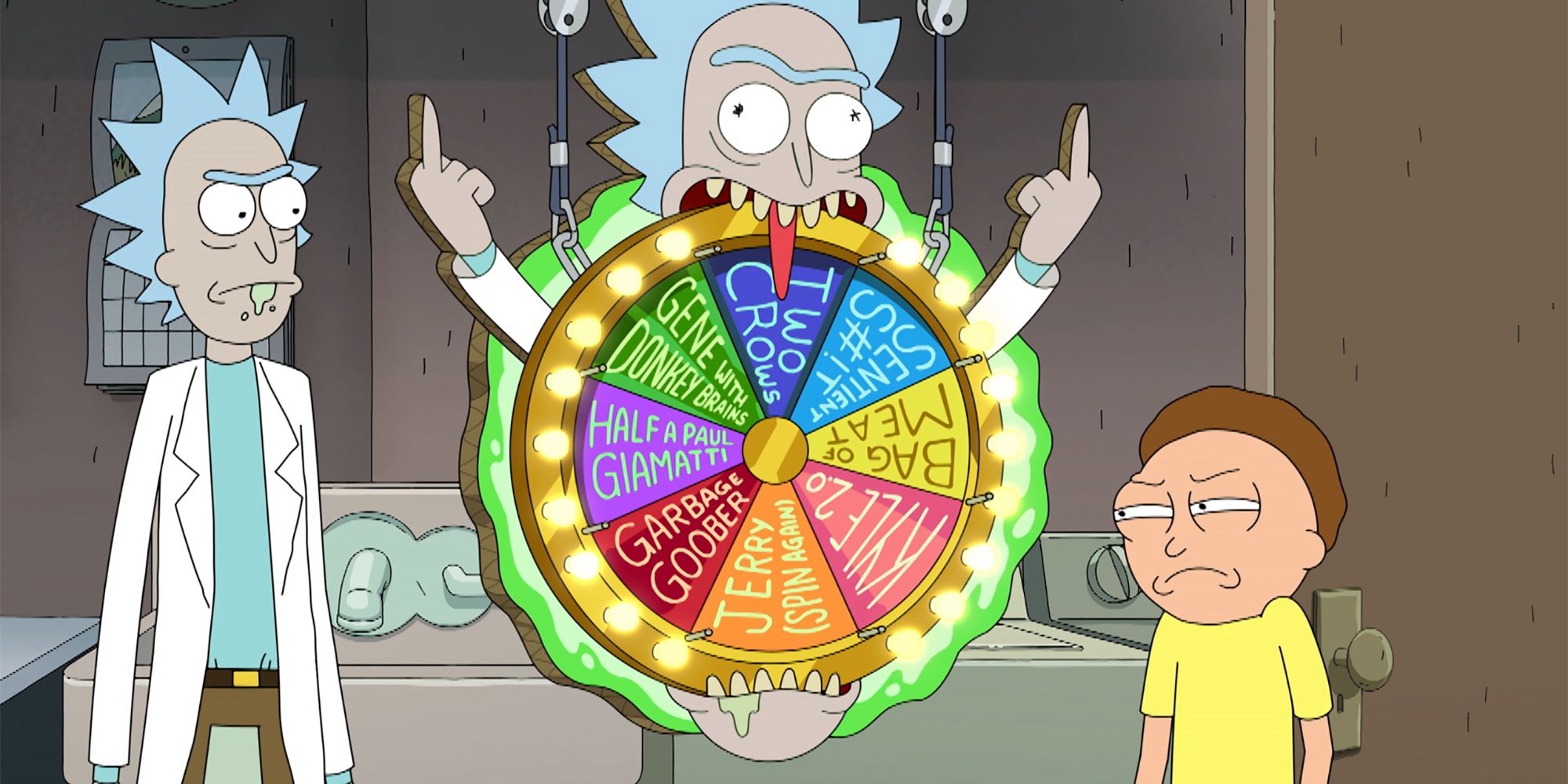 Rick taunting Morty in _Forgetting Sarick Mortshall_