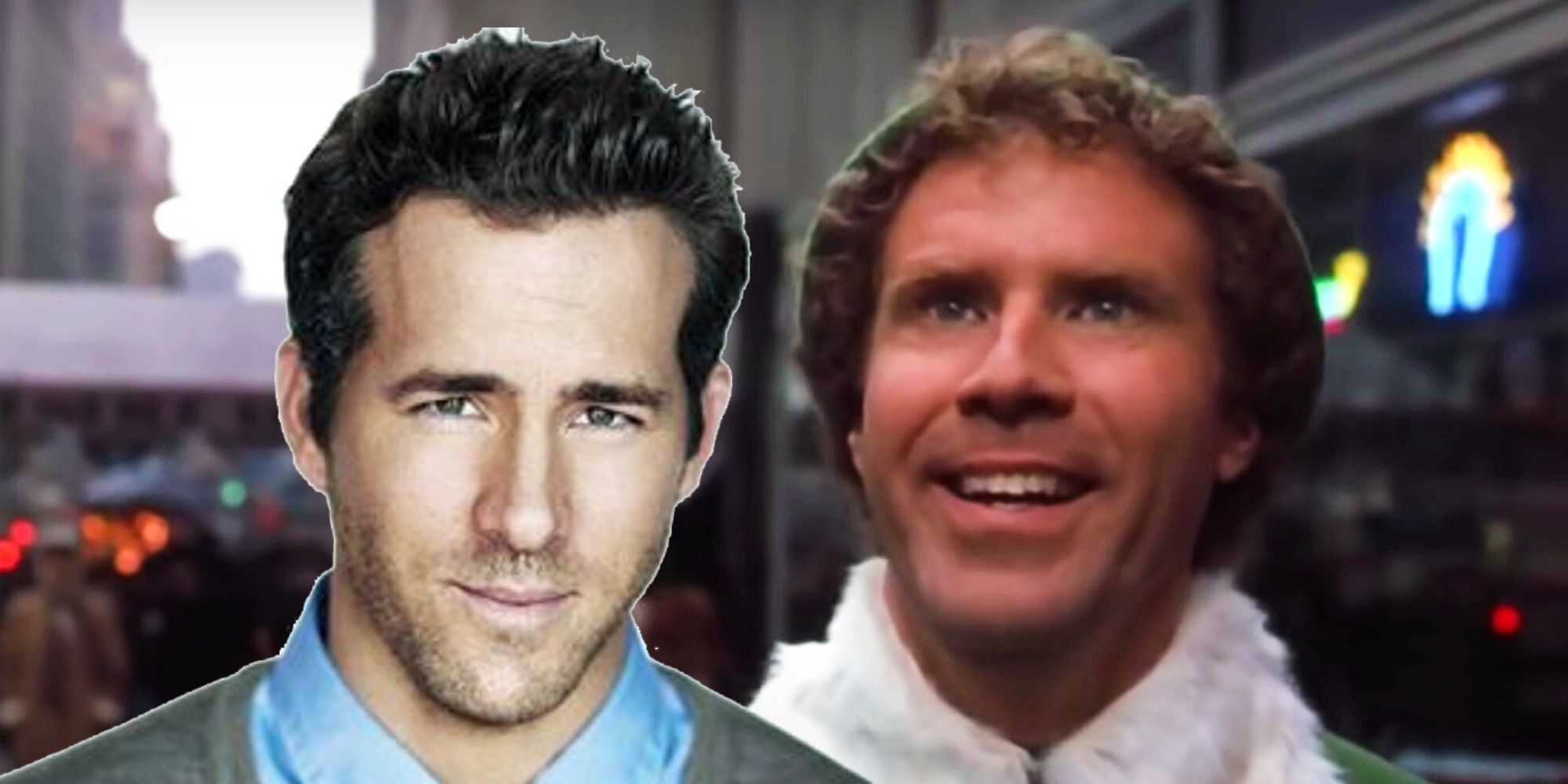 Ryan Reynolds and Will Ferrell are filming a Christmas movie in