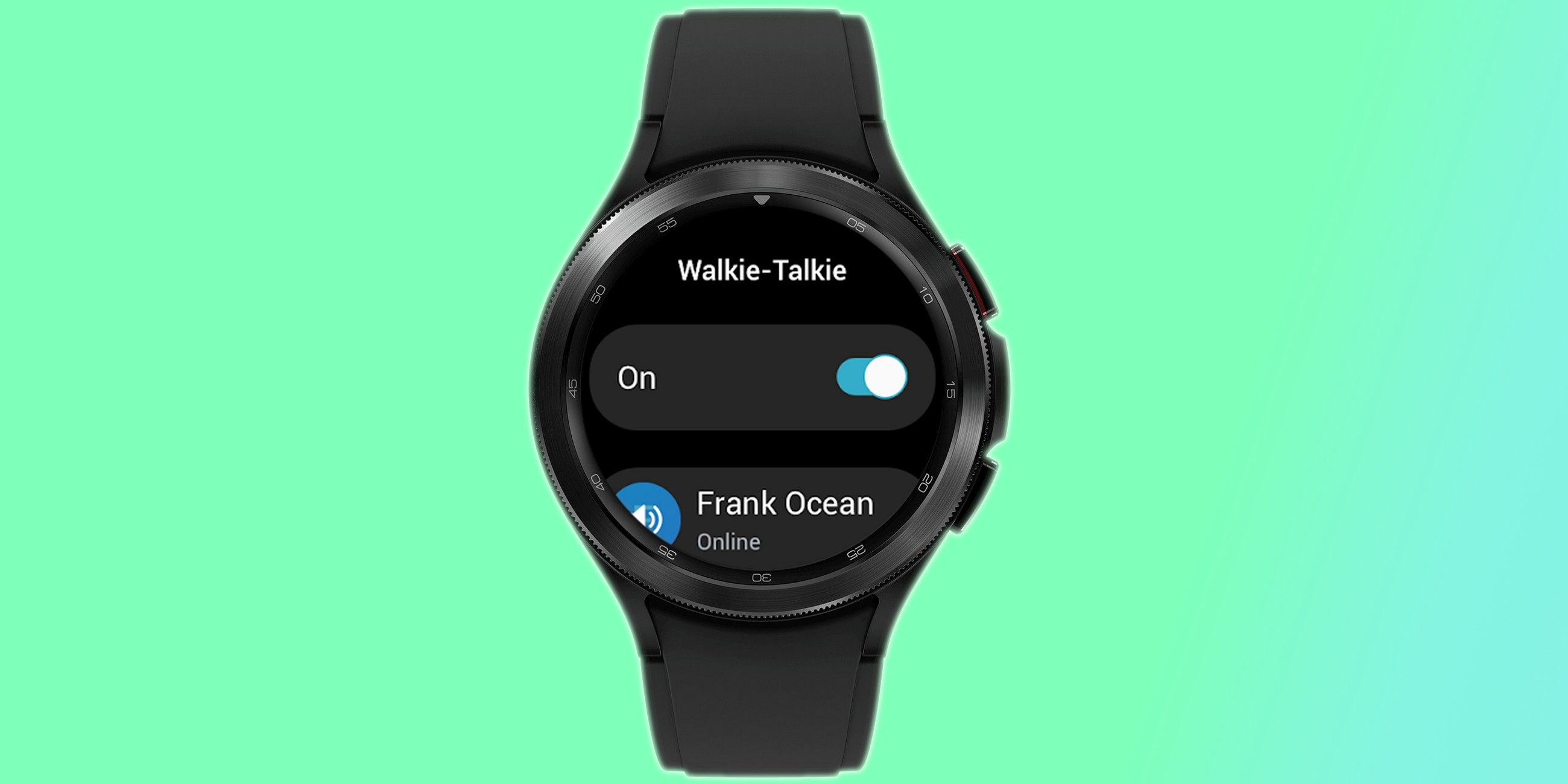 Samsung Galaxy Watch 4 walkie Talkie feature