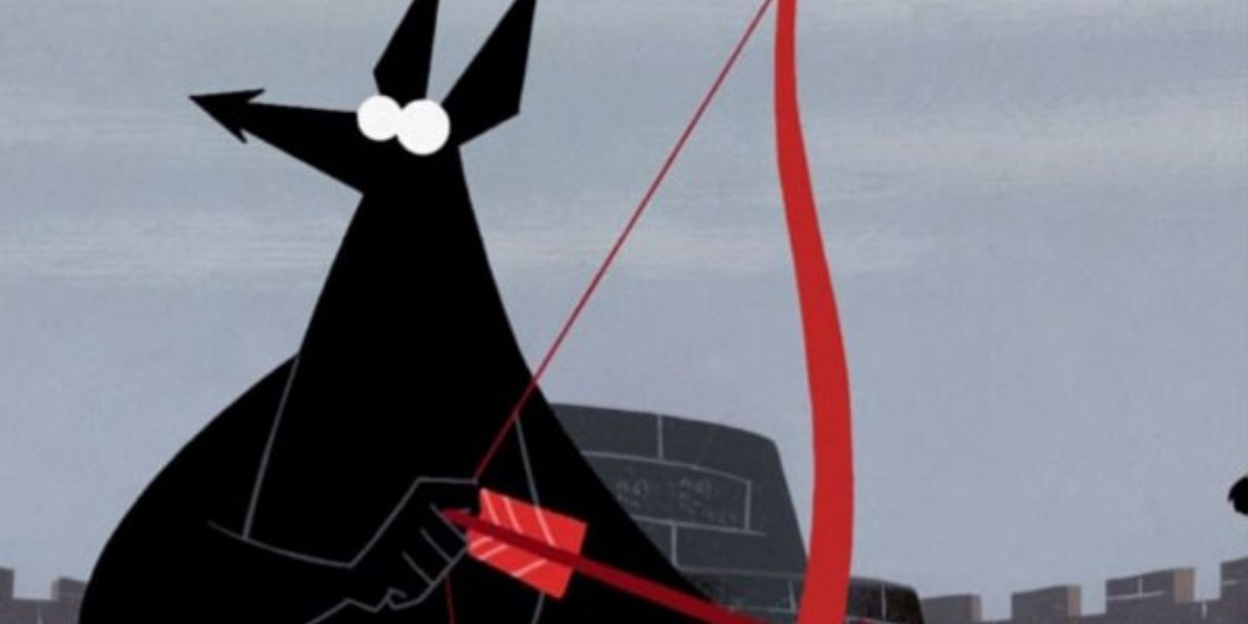 An archer looking confused in Samurai Jack