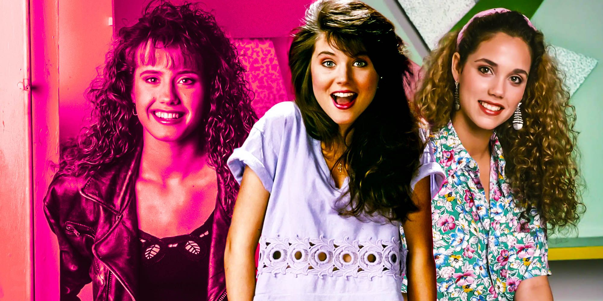 A blended image features Tori, Kelly, and Jessie in Saved By The Bell