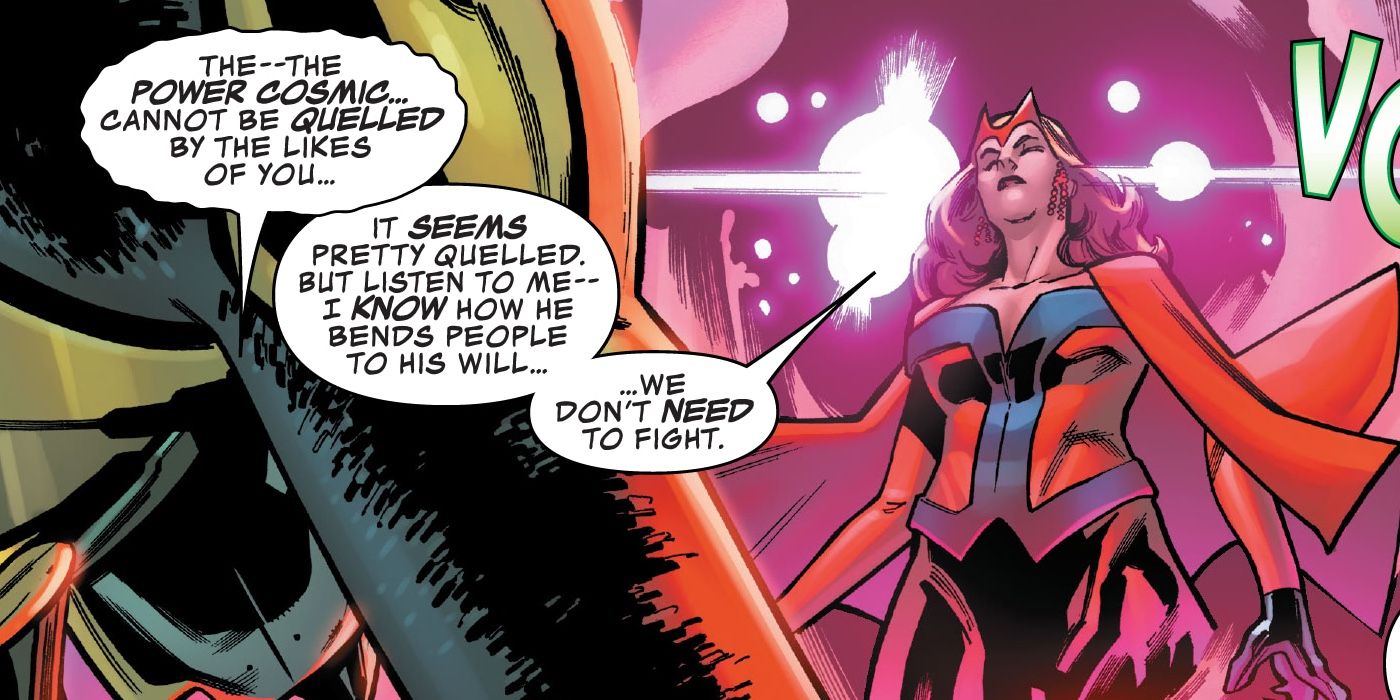 Scarlet Witch stands triumphant over Victorious