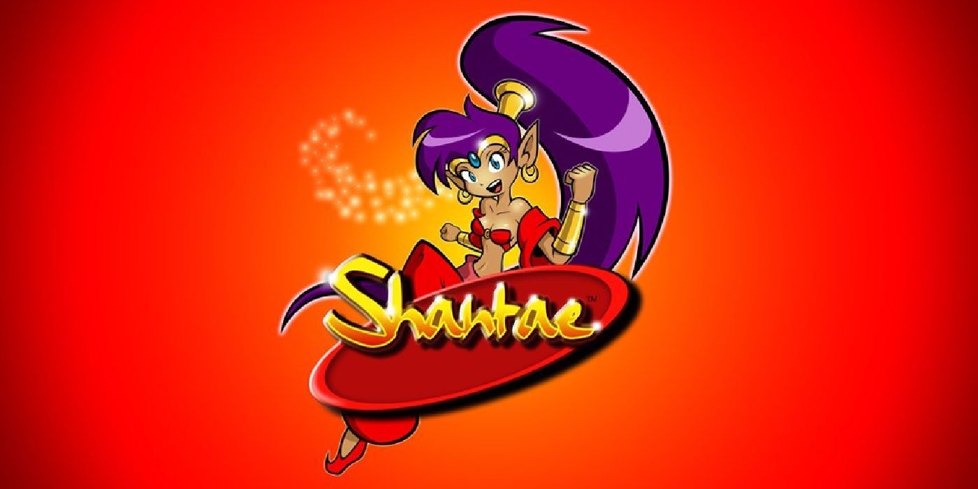 A arte do título para o Shantae original