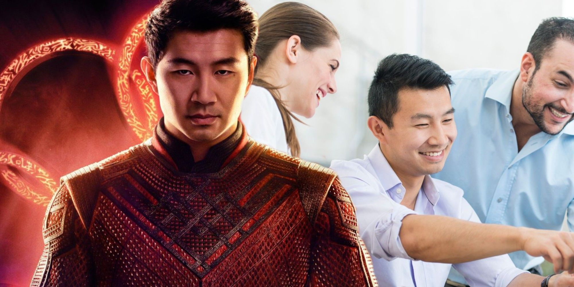 Simu Liu, o Shang-Chi, reage aos memes com suas fotos stock