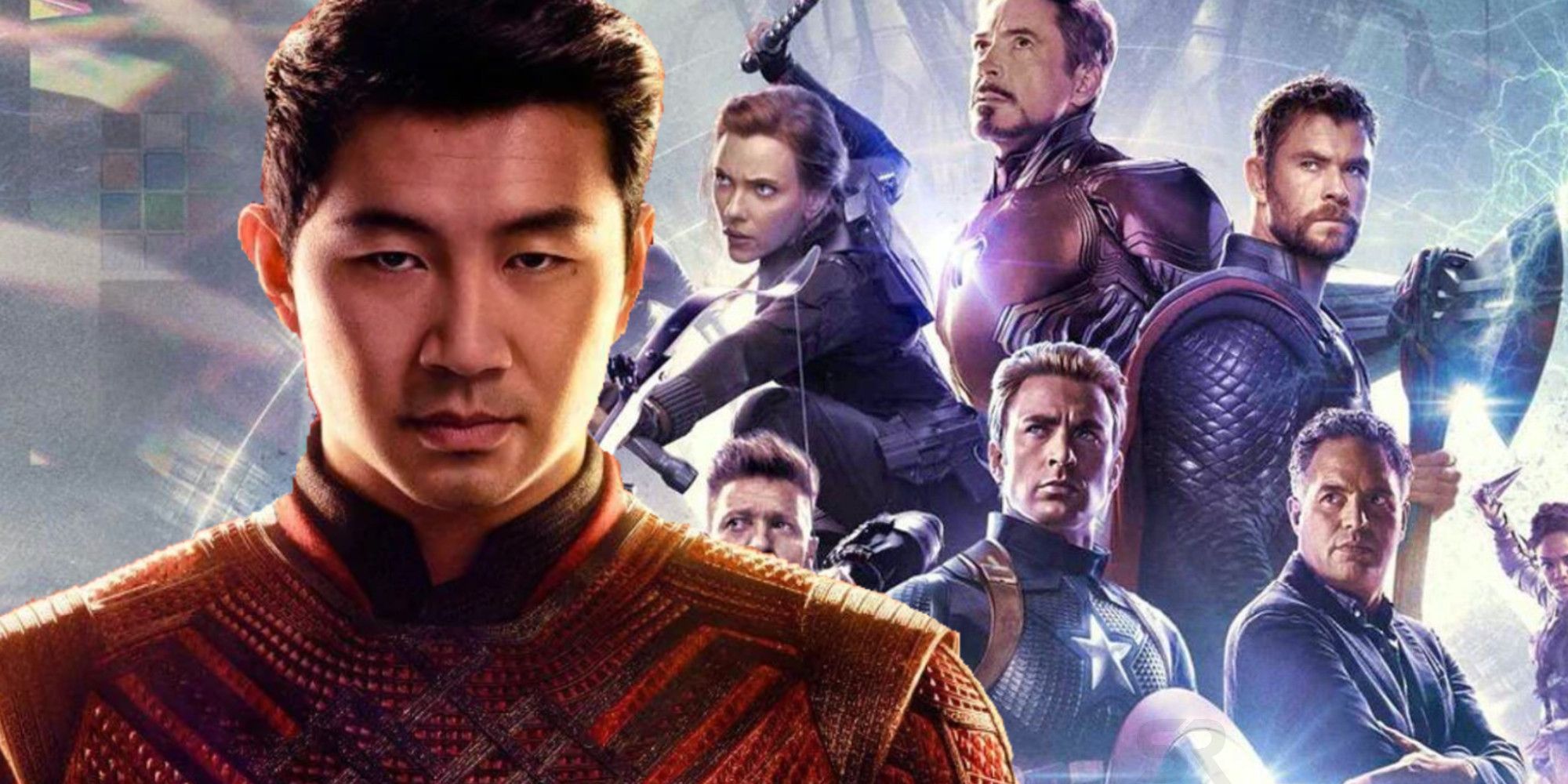 Split image of Shang-Chi and the Avengers Endgame Poster