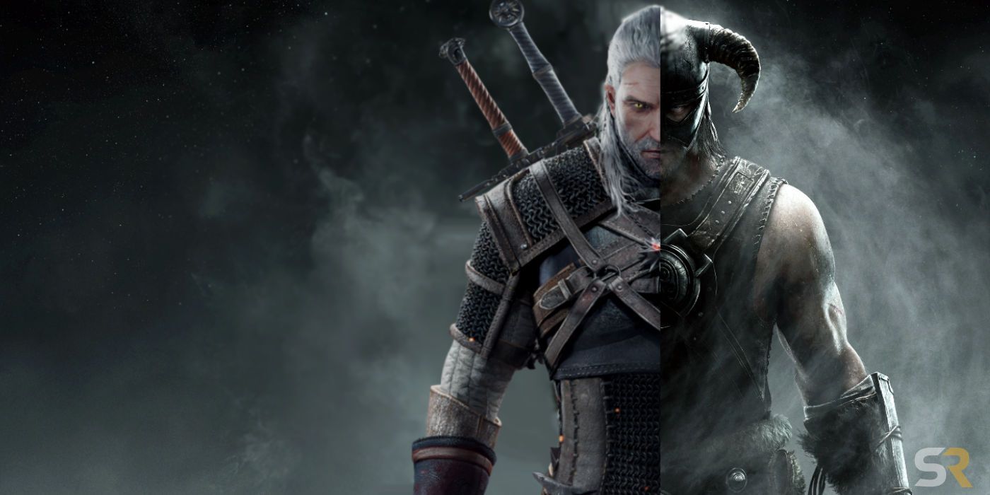 Skyrim Witcher 3 Mod Geralt Half