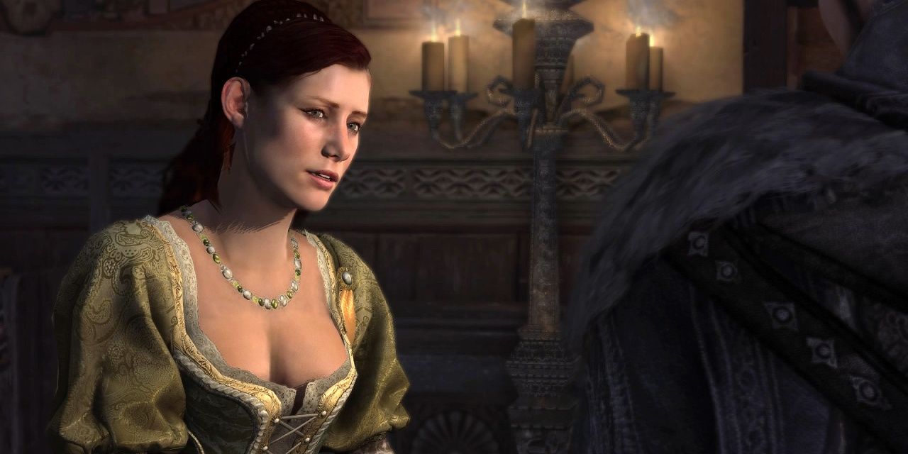 Sofia Sartor looks at Ezio in Assassin's Creed Revelations