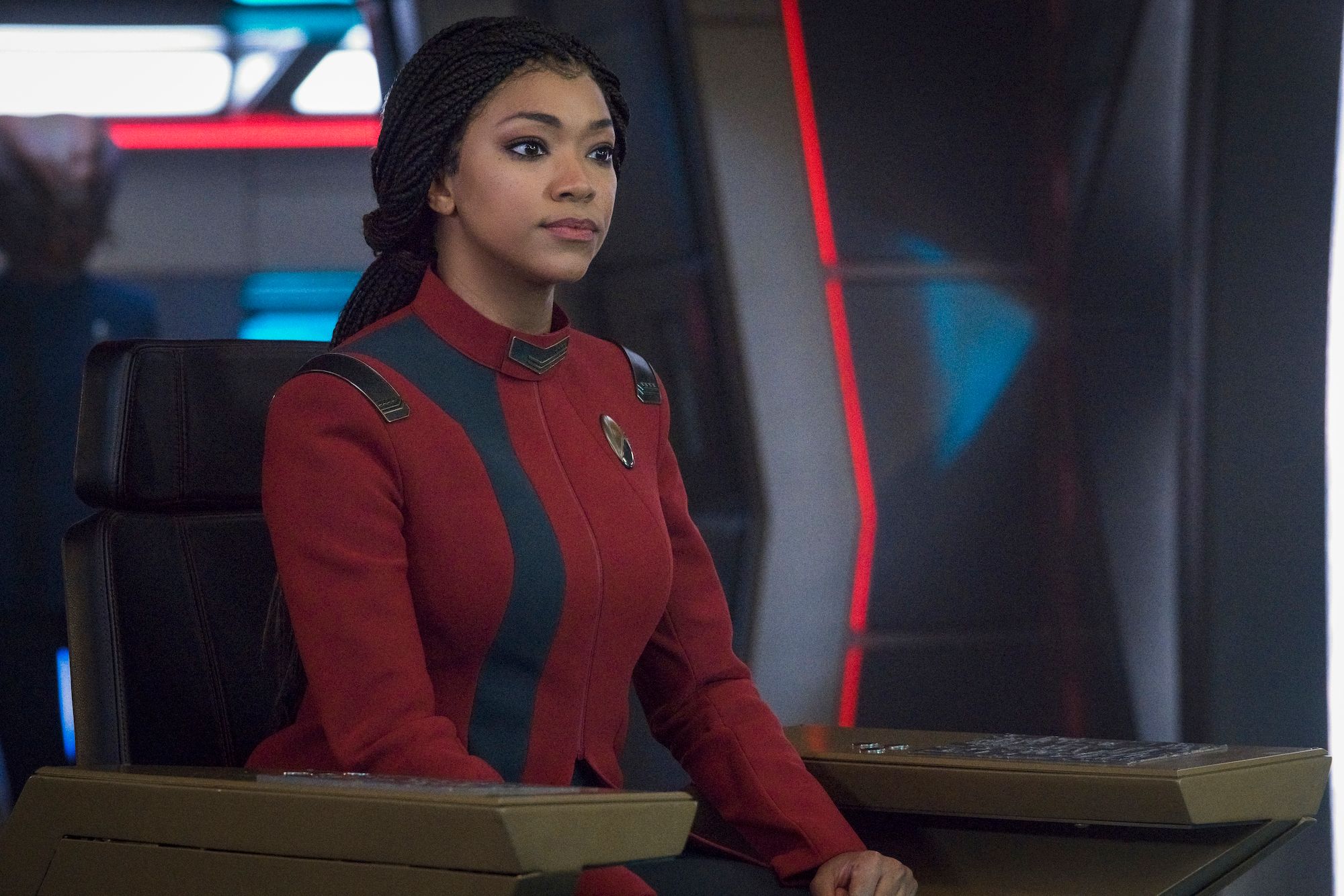 Sonequa Martin-Green as Burnham in Star Trek Discovery Full Size
