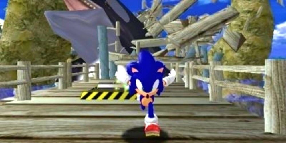 Sonic returned in fully 3D for the Dreamcast