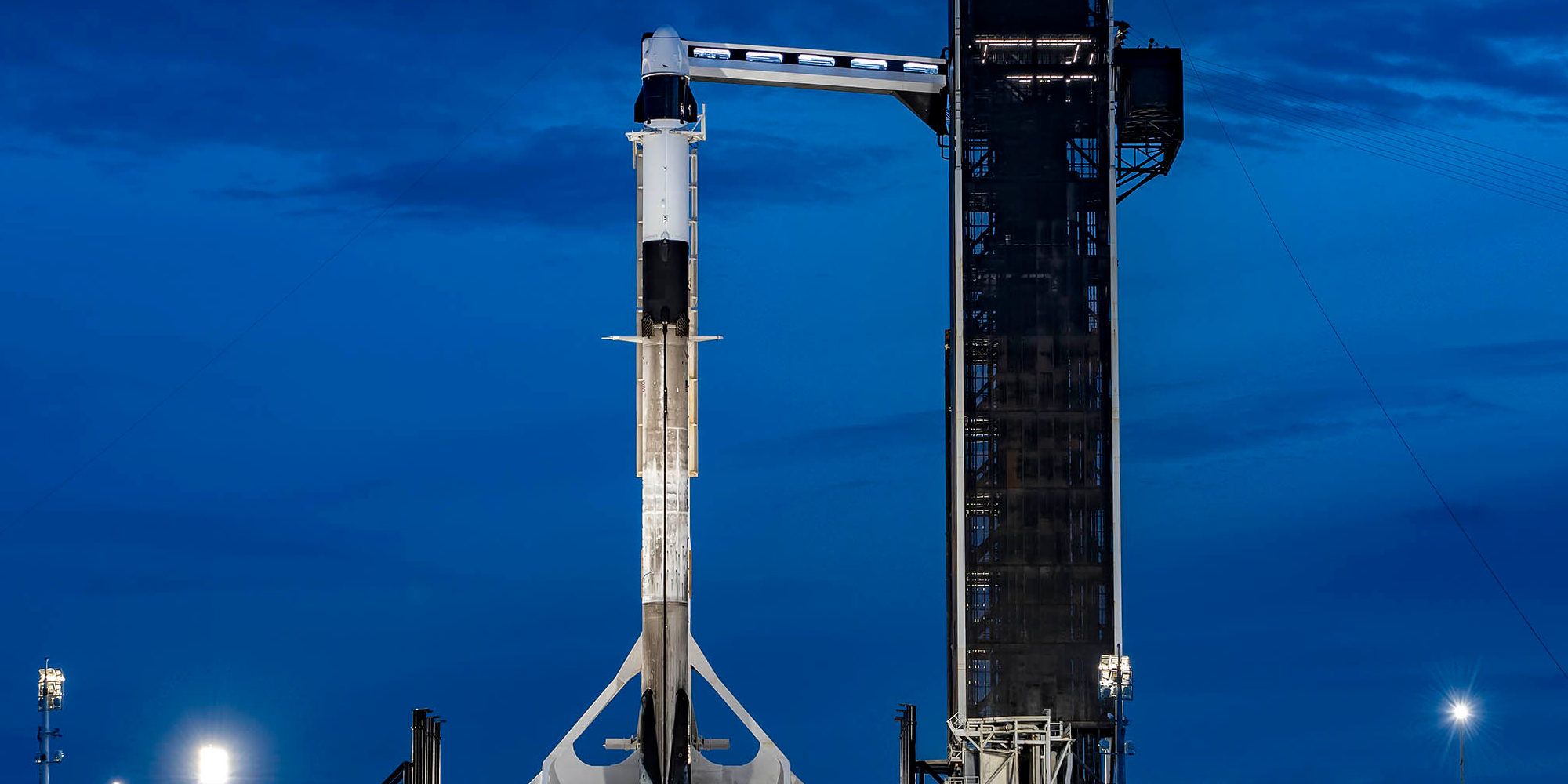SpaceX Falcon 9 Rocket For Inspiration 9 Mission