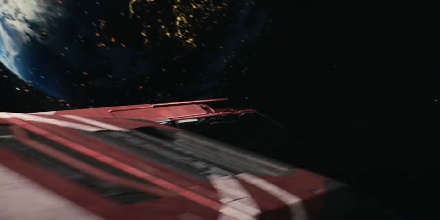 Spaceship Over Earth in Picard Season 2