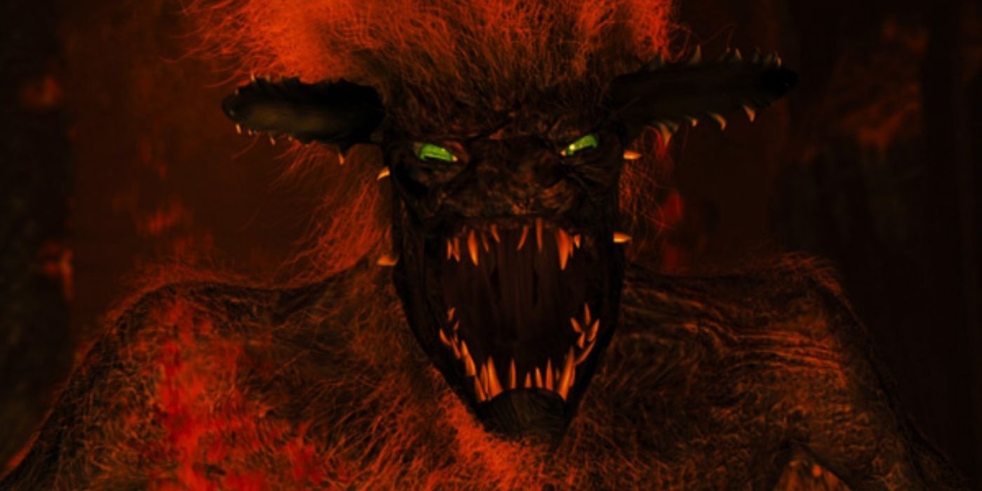 A demon roaring in 1997's Spawn
