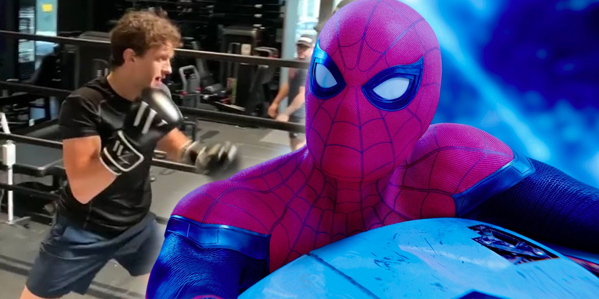 Spider-Man Tom Holland Boxing