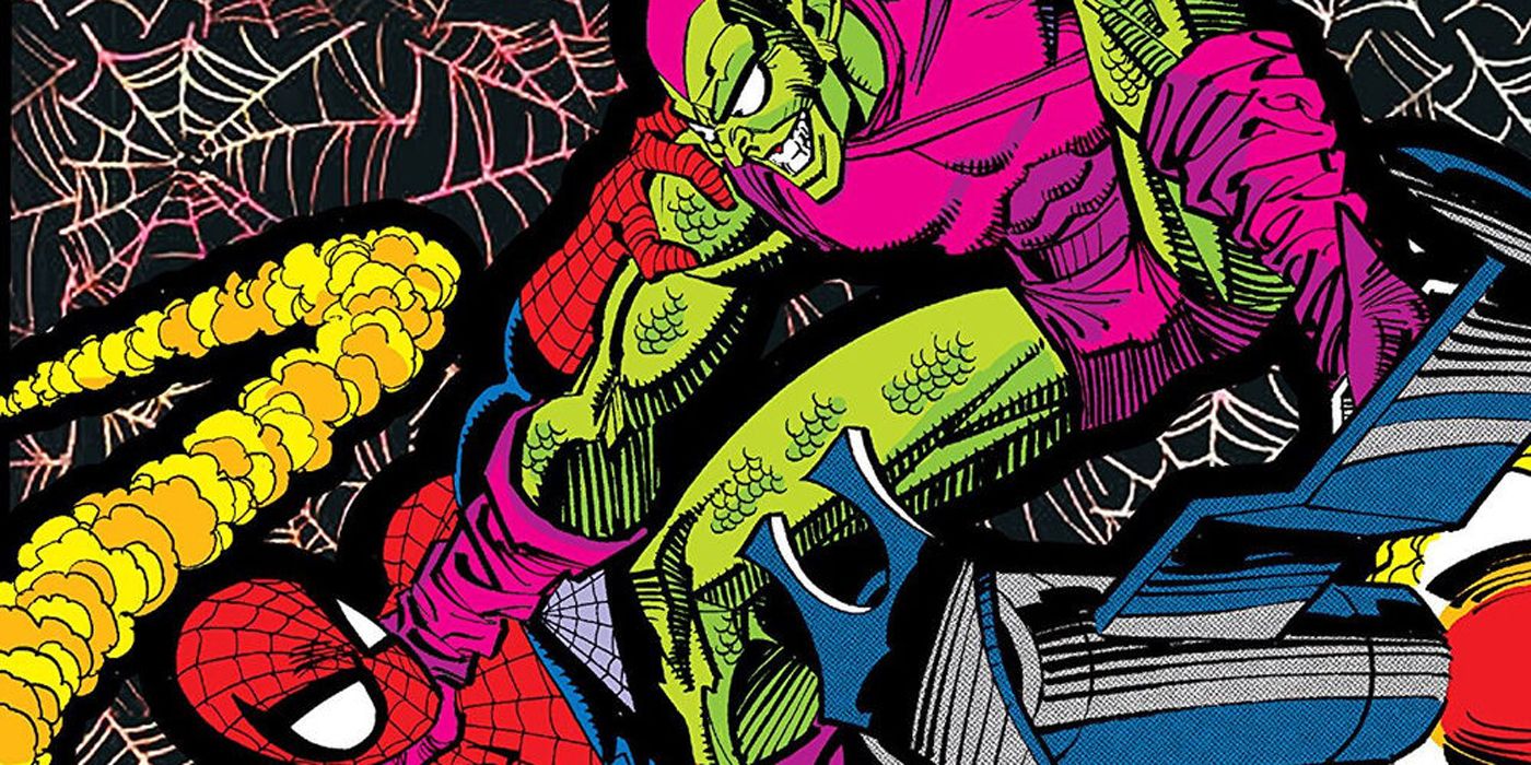 Spider-Man fighting Green Goblin on #200.
