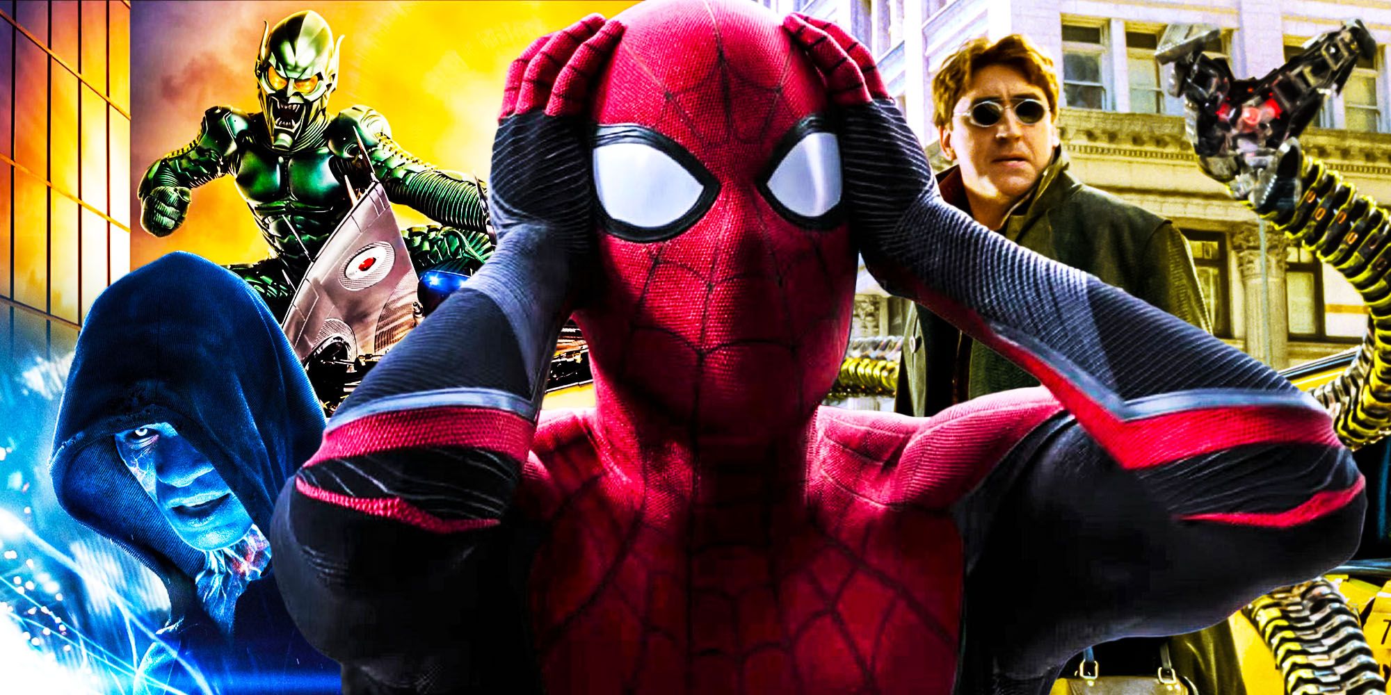 Spiderman no way home Sinister 6 Electro Green goblin doctor octopus