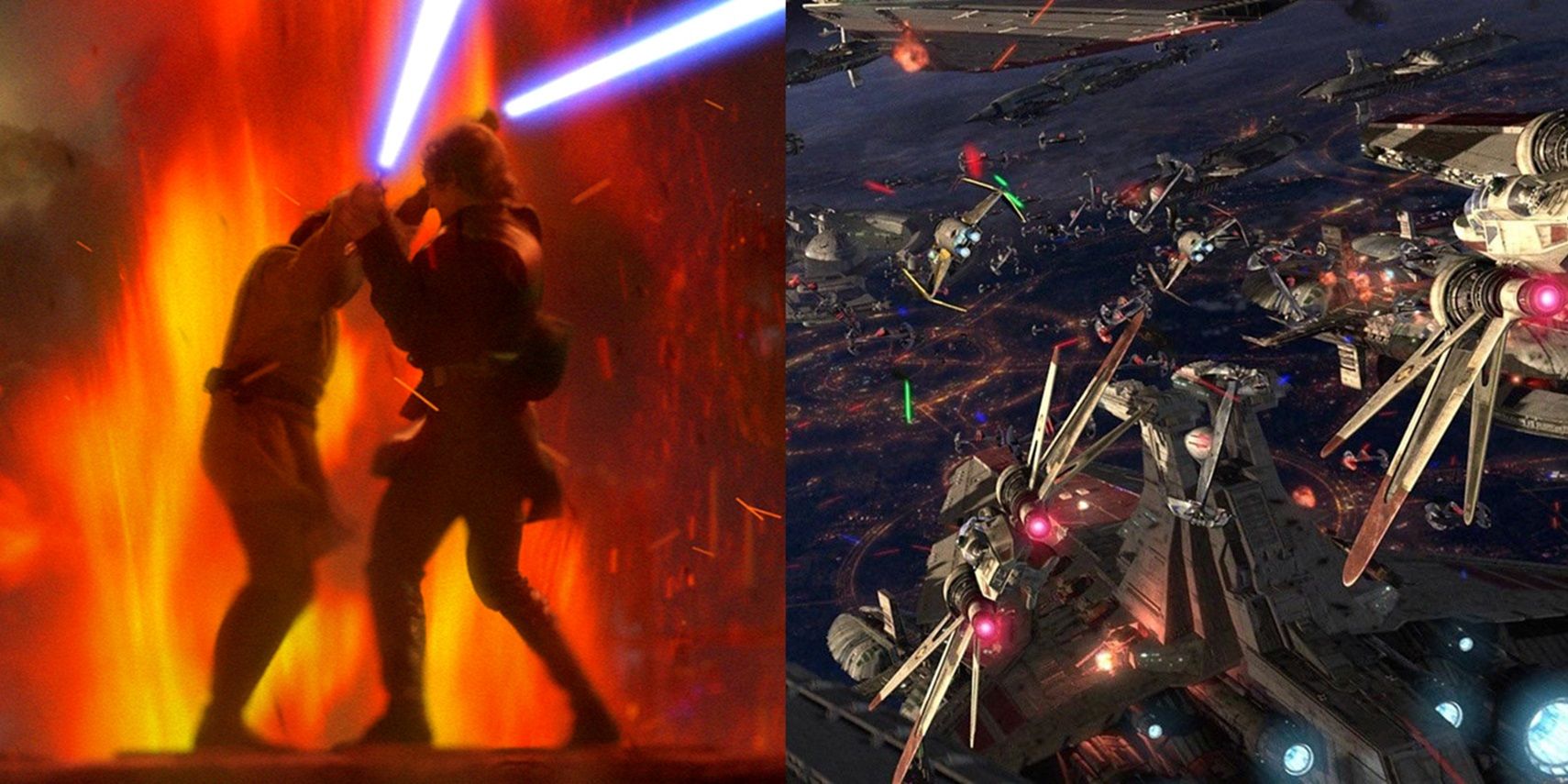 Revenge of the sith space battle hot sale