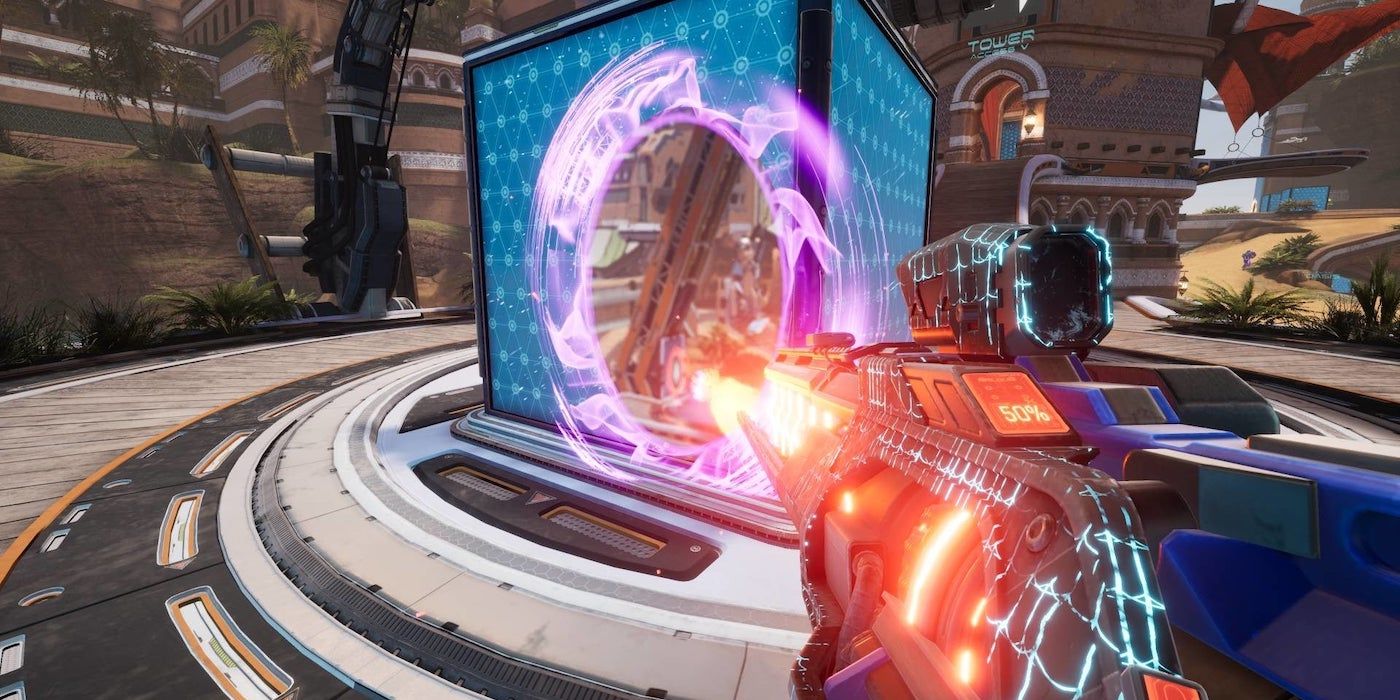 Splitgate combines portals and sci-fi weapons