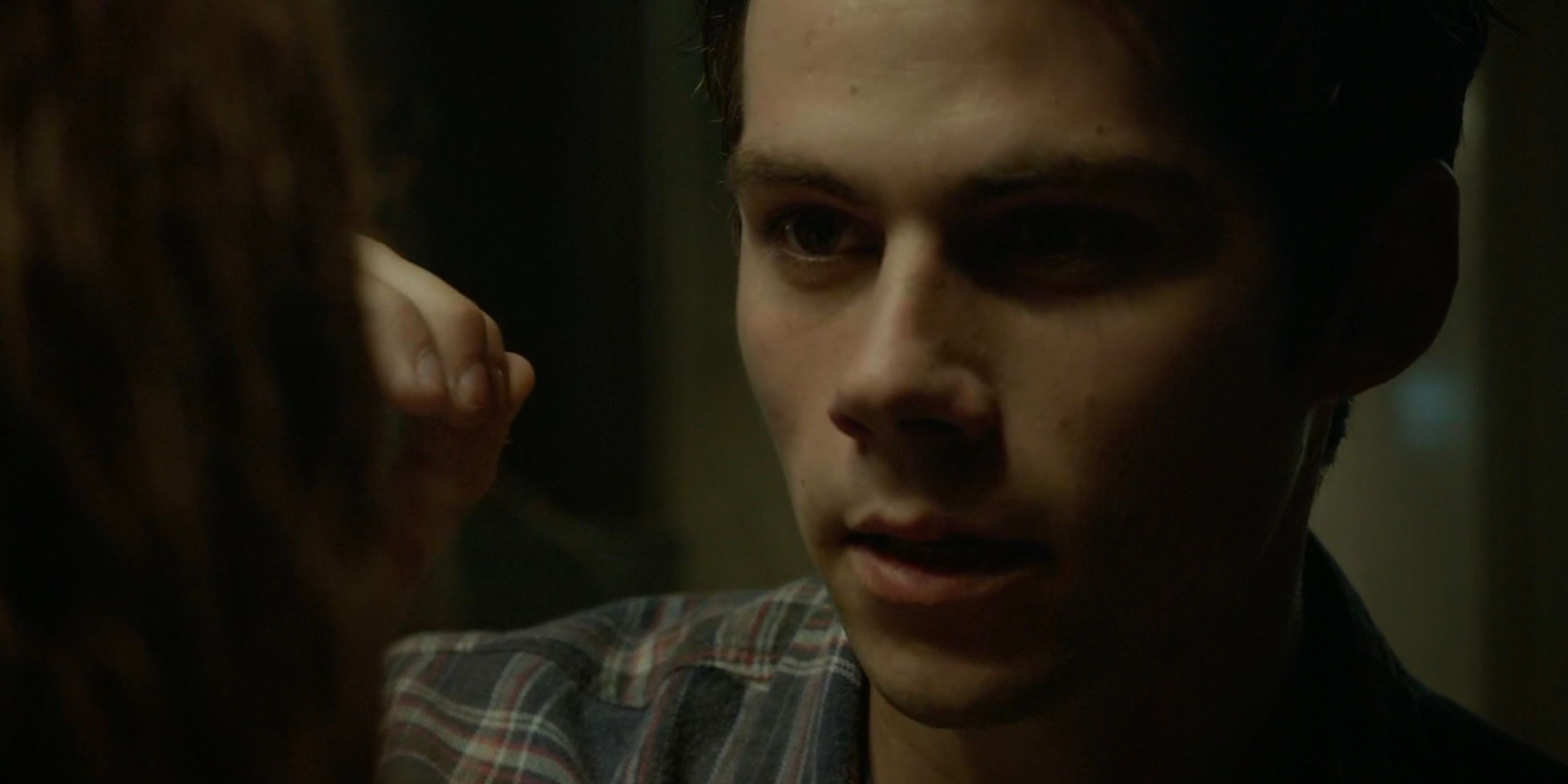Stiles saving Lydia in Teen Wolf.