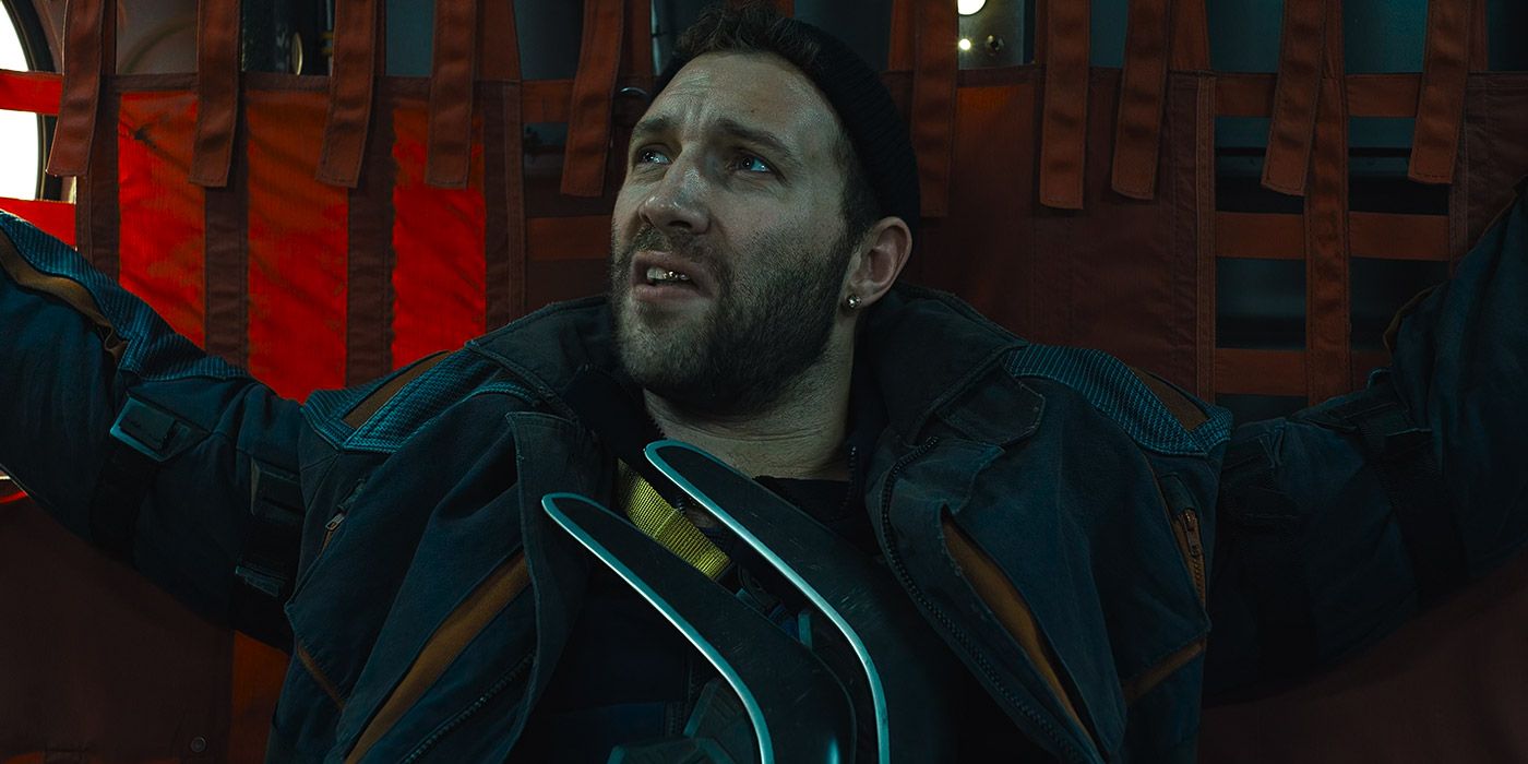 Captain Boomerang on board a transport plane in The Suicide Squad.