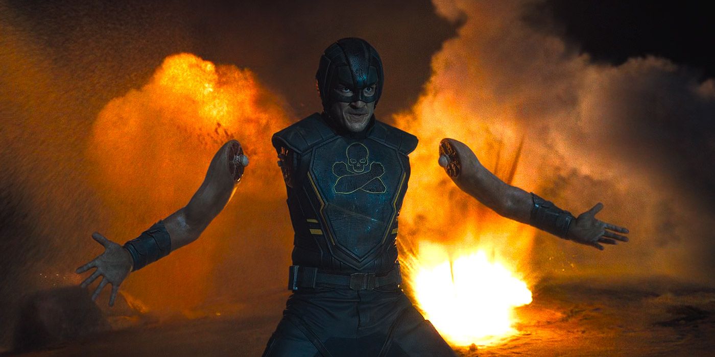 TDK detaches his arms in battle in The Suicide Squad