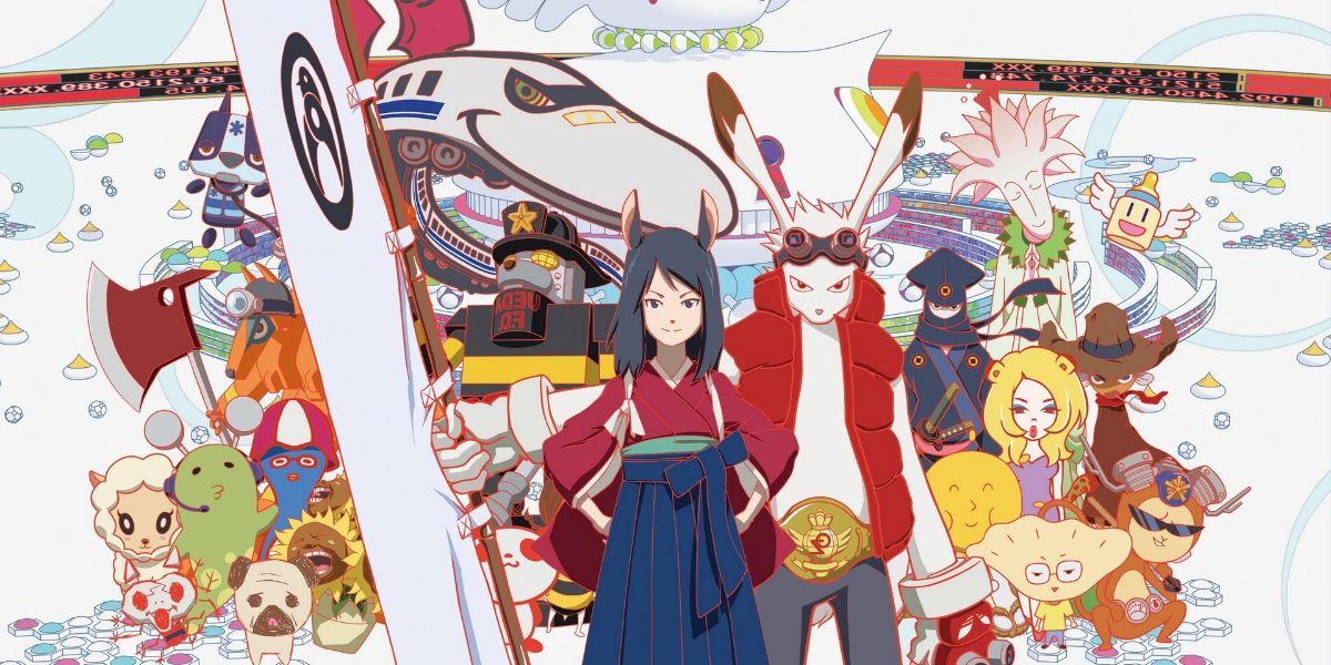 The virtual avatars of the Summer Wars cast.