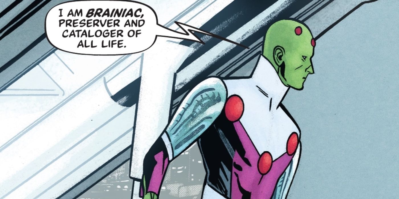 Brainiac arrives on Earth