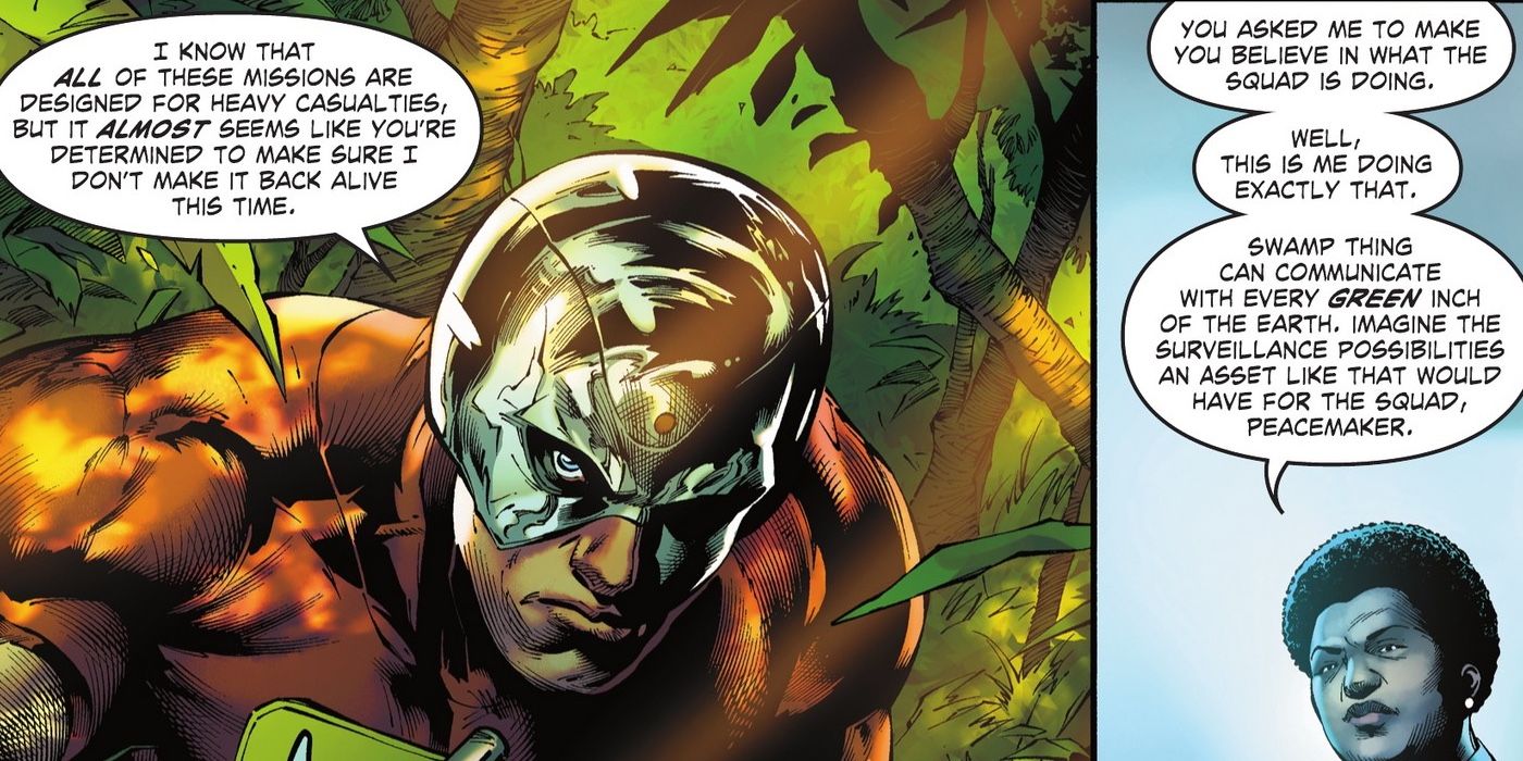 Amanda Waller explains why she is after Swamp Thing&ndash;to build a survelillance network