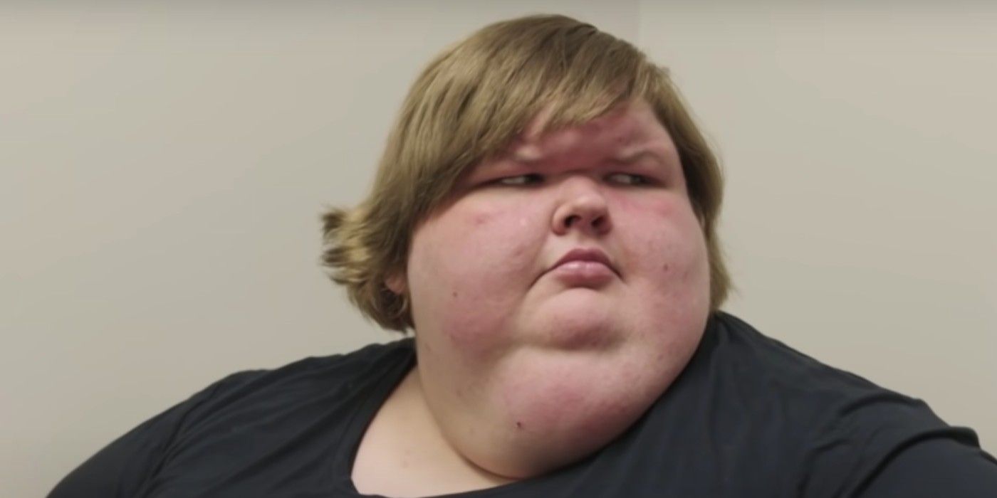Tammy Slaton 1000-Lb. Sisters looking serious with short hair